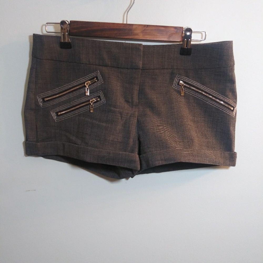 Bebe Dressy Shorts with Zippers